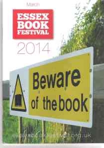 Cover of the Essex Book Festival guidebook for 2014